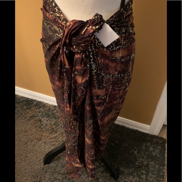 NWT Swimsuit Cover Up/Shoulder Wrap - Picture 6 of 13